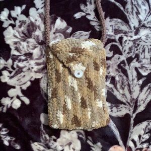 Crochet cross body bag